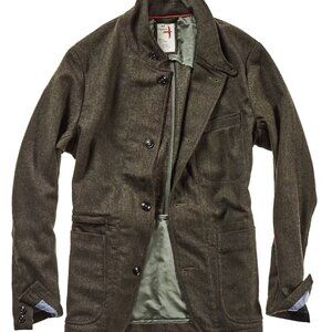 Relwen Prof Trap Blazer - 2XL - Dark Loden Mini Herringbone